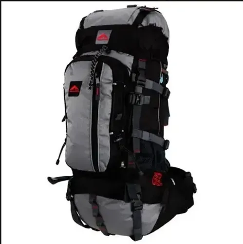 Mochila Cargueira Crampon 68L Trilha e Rumos + Mochila Auxiliar