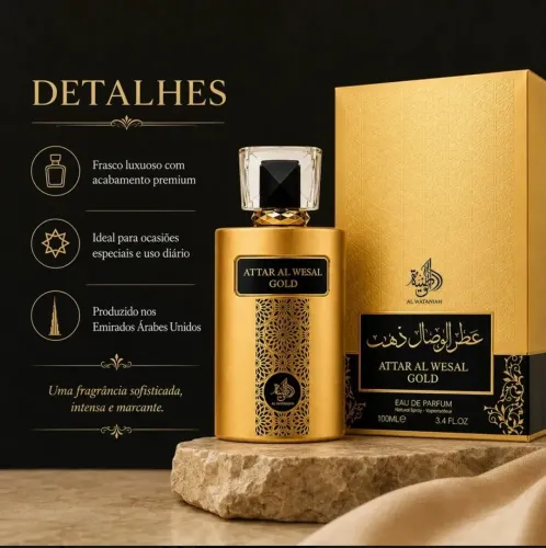 Perfume Attar Gold - masculino 