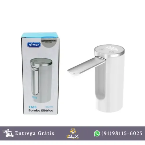 Bomba Elétrica P/ Garrafão Knup Kp-ta13 C/ Display Digital - Recarregável *ENTREGA GRÁTIS*