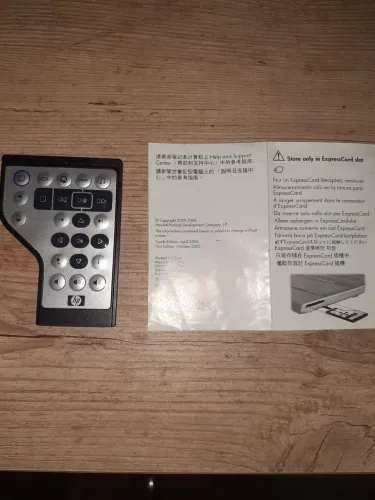 Controle remoto notebook HP 