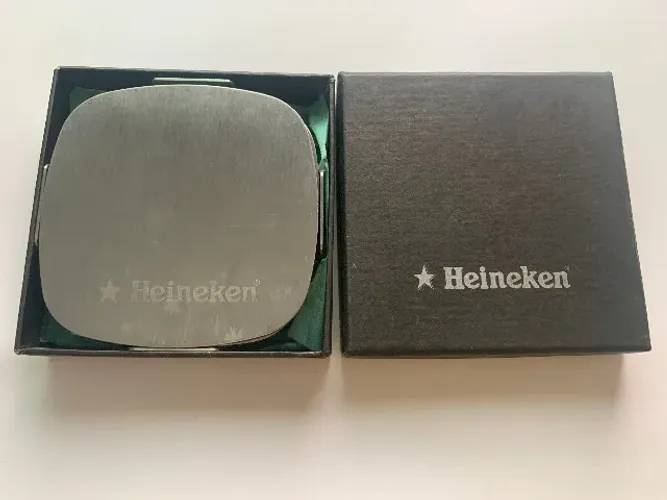 suporte porta copos bolacha heineken importado
