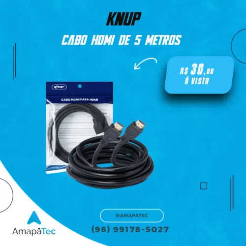 CABO HDMI PARA HDMI 5 METROS