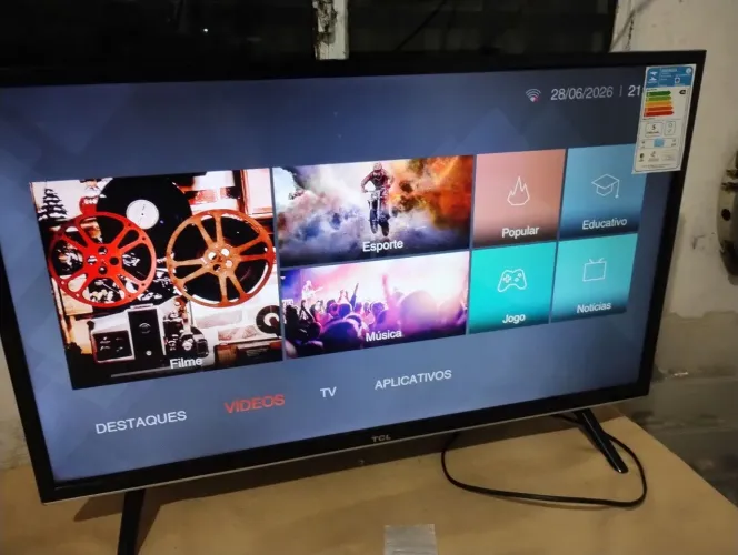 Pra Vê o Jogo Amanhã Tv32 TCL Smart Android !