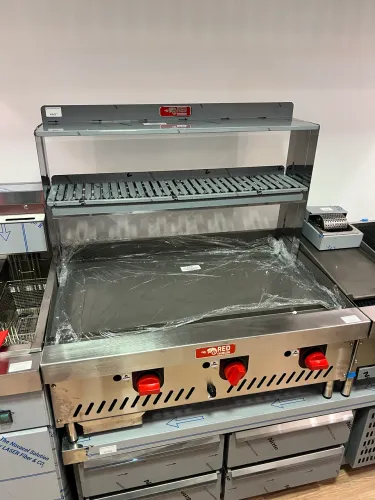 Chapa para lanches 90cm com 19mm de espessura linha profissional