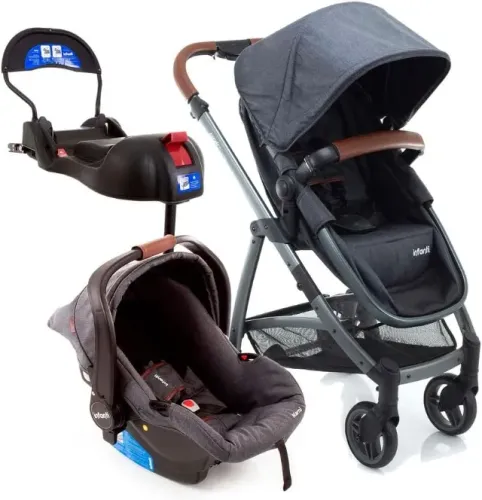 Carrinho De Bebê Epic Lite Ts Trio Ed Especial grey vintage Infanti NOVO E LACRADO