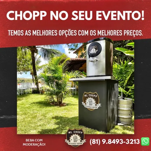 Chopp no seu evento!