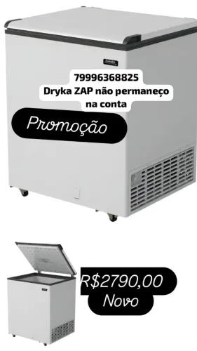 freezer uma porta novo