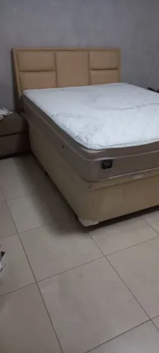 Cama casal box com baú