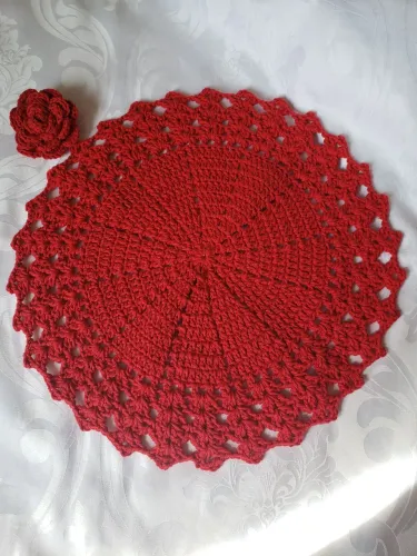 Kit sousplat de croche artesanal