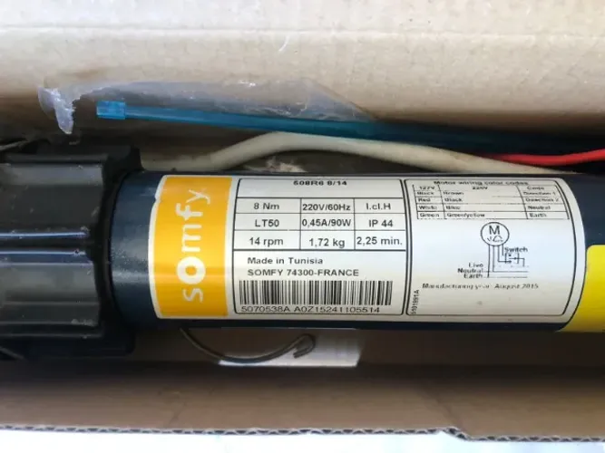 Motor SOMFY LT50 para persiana elétrica