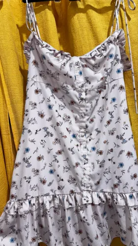 Vestido Colmeia Estampado 