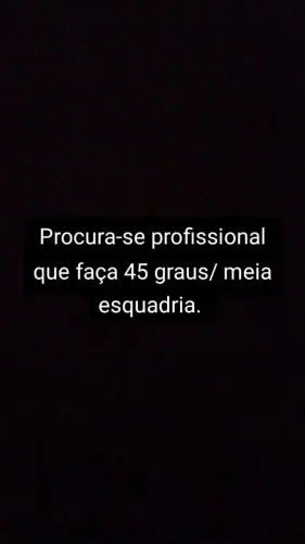Profissional para meia esquadria 45 graus