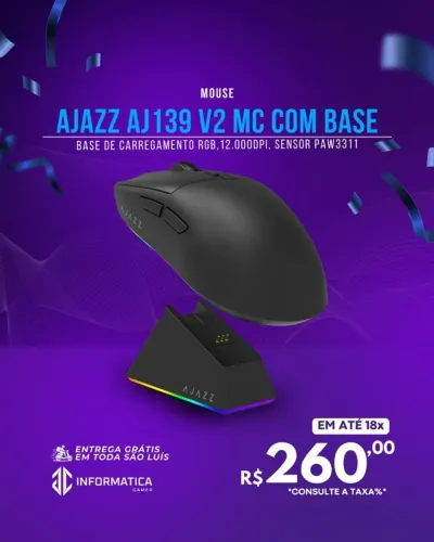 MOUSE AJAZZ AJ139 V2 MC COM BASE