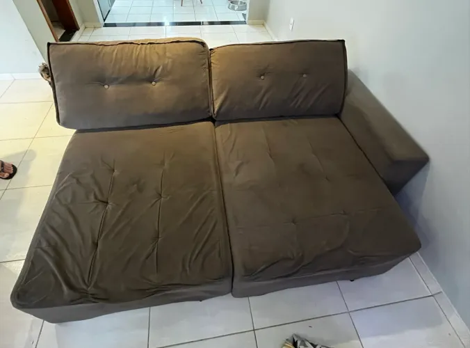 Sofá 2 lugares retratil