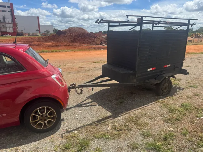 Carretinha reboque lava jata completo 