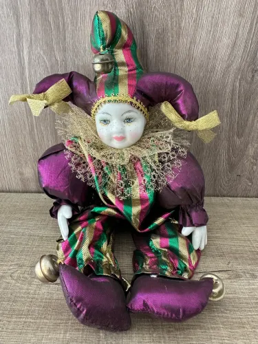 Boneca Decorativa Mardi Gras Good Luck Doll New Orleans Linda Impecável Campinas-sp