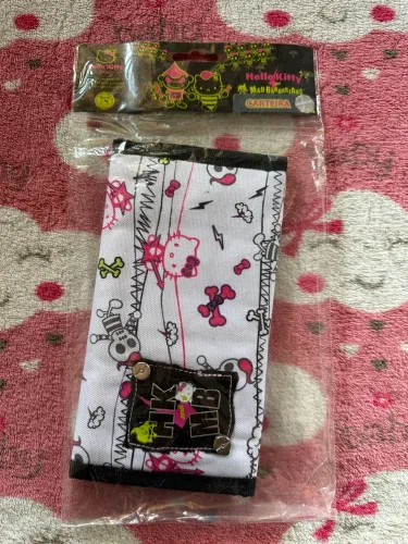 carteira hello kitty vintage anos 2000 raro papelaria vintage