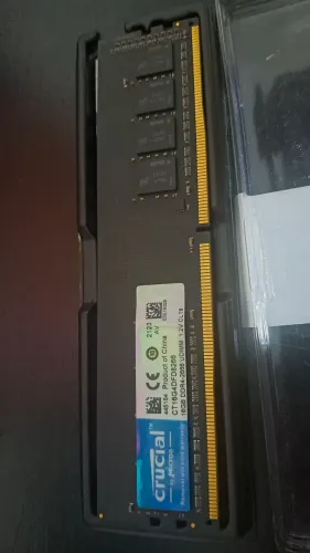 Memória RAM Crucial 16GB DDR4 2666MHz Desktop (UDIMM)