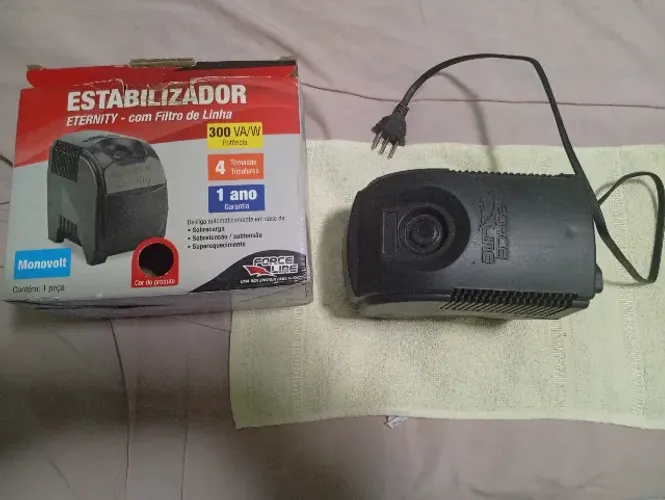 Estabilizador Eternity 300va Monovolt. Entrada E Saida 115v