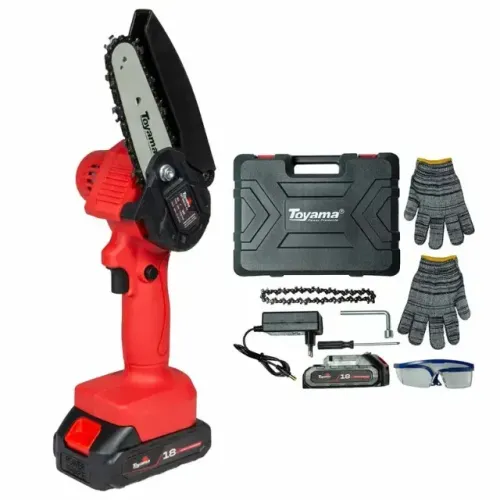 Mini Serra de Podar Bateria 18 V - TBT18MCS4-com 2 Baterias e Carregador Bivolt TOYAMA
