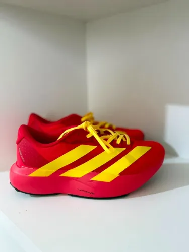 Tênis Adidas Adizero Evo SL Importado Masculino Vermelho/Amarelo - Disponível 34 AO 39