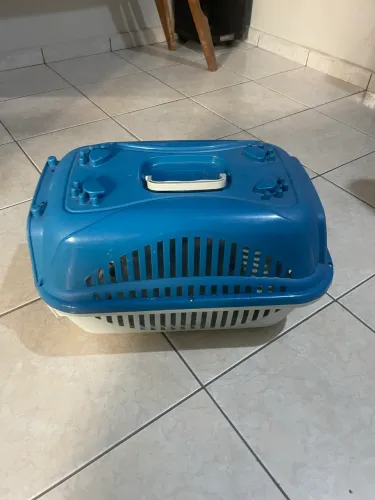 Caixa de transporte pet zoo plástico