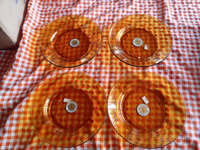 Jogo duralex 4 pratos rasoa