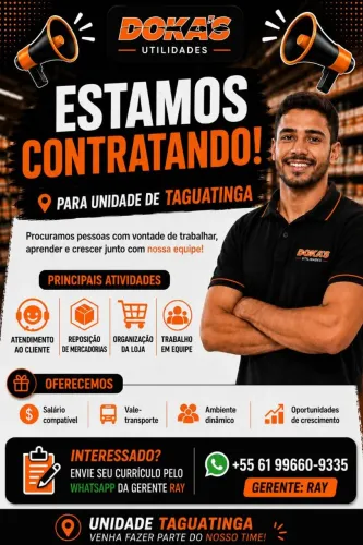 Temos vagas