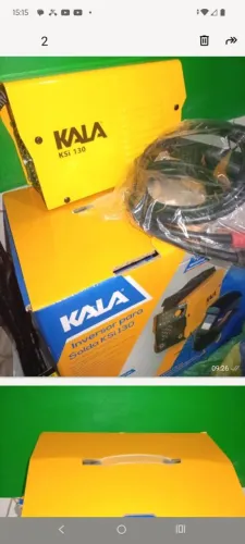 MÁQUINA DE SOLDA NOVA NA CAIXA