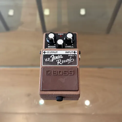 Pedal Boss 63 Fender Reverb FRV-1 Raríssimo Zerado 