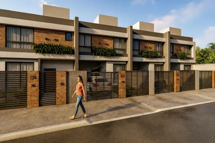 SOBRADO GEMINADO À VENDA, 02 SUÍTES, BAIRRO GRAVATÁ EM NAVEGANTES, R$ 650.000,00
