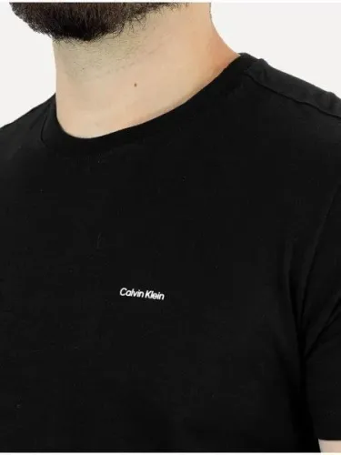 Camiseta Calvin Klein Masculina Slim Logo Flamê 50%Off