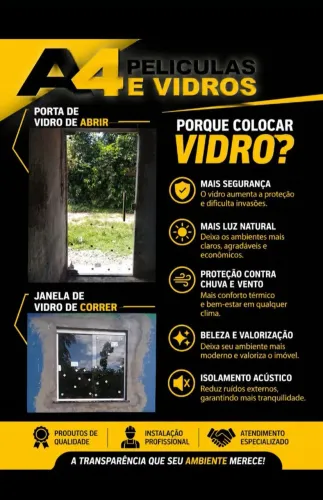 Tudo em vidro temperado