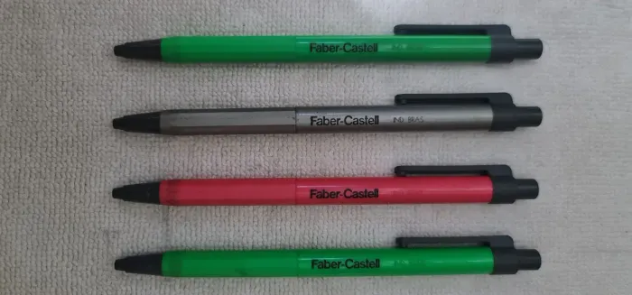 Quatro lapiseiras Faber-Castell - Anos 1980