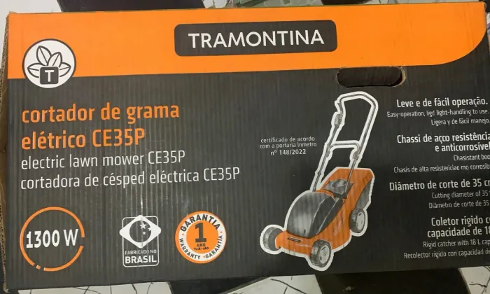 Cortador de grama elétrico TRAMONTINA 