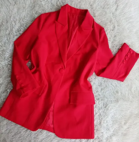 Blazer alongado Shein maravilhoso