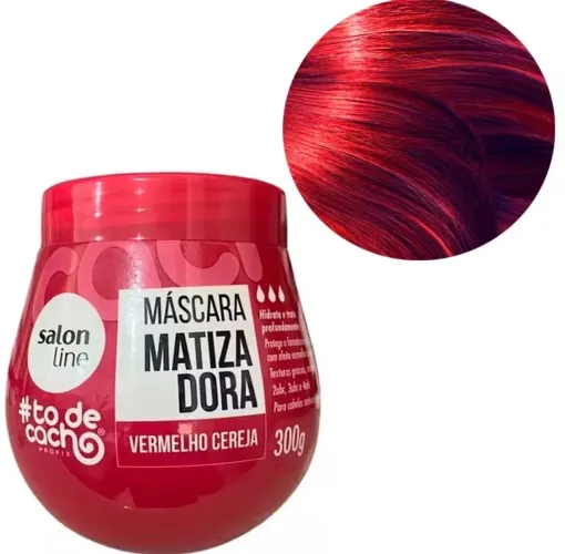 Matizador Masala Roxo e Vermelho Cereja Salon Line
