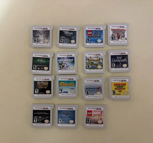 Jogos de Nintendo 3DS - vendidos em conjunto ou individualmente