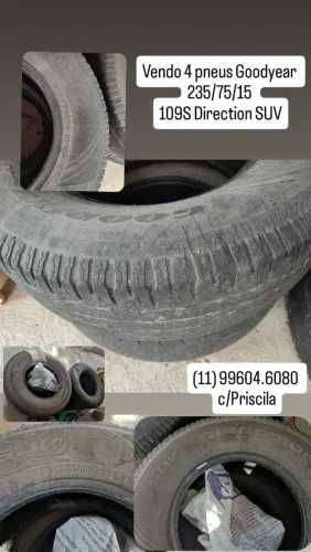 Vendo 4 Pneus 235/75/15 109S Goodyear On Direction SUV