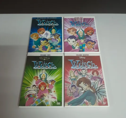 Coleção Witch - Desenho Disney - 4 DVDs