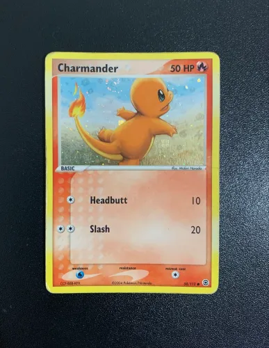 carta de pokemon charmander
