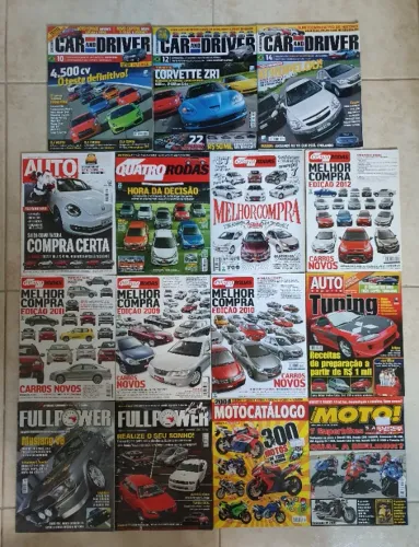 Revistas automotivas à venda
