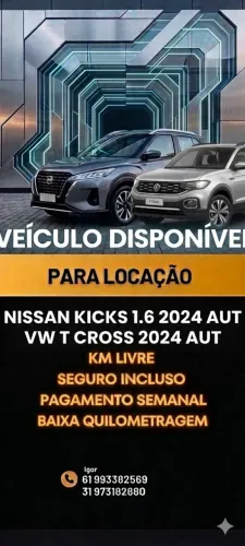 Veículo para locação Uber Black / aluguel de veículos Uber Black 99 pop