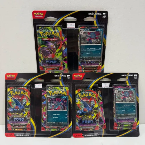 Pack Quádruplo MegaEvolução Fogo Fantasmagórico Pokemon TCG - FFSTOREGAMES