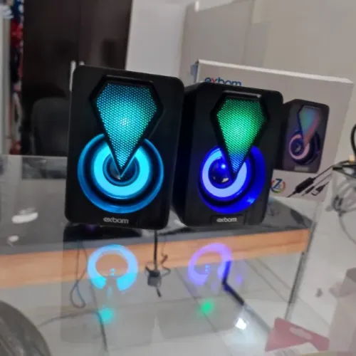 Caixinhas de som para PC Potentes - Novas