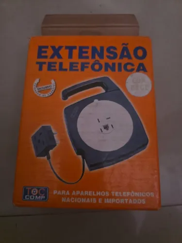 Extensão telefônica 9 metros
