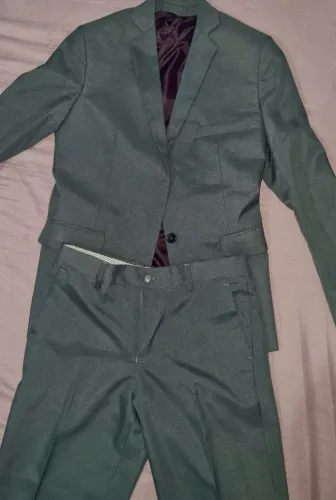 Terno Cinza Anubis Slim novo + Calça tam 40