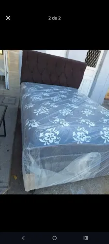 Cama box casal direto de fabrica com espuma de 10cm direto de fabrica 