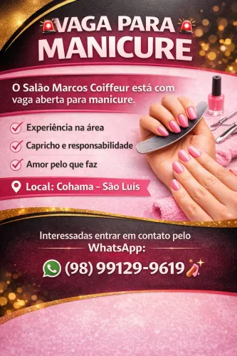 VAGA EMPREGO MANICURE ?