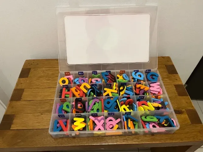 Letras Magnéticas para Aprendizado